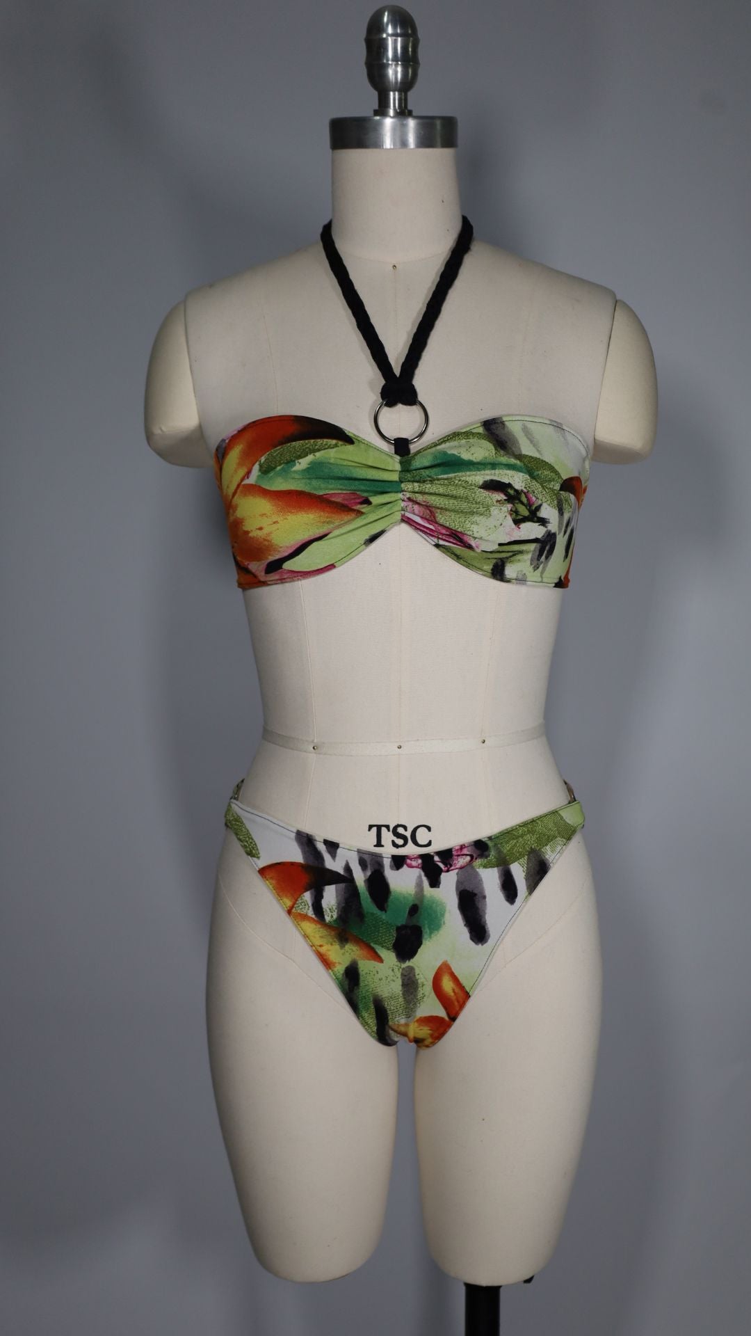 3 Piece Tropical Bikini Set (Size 0)